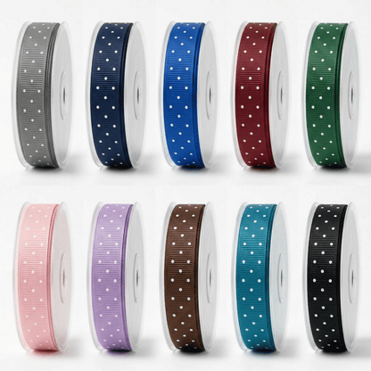 Polka Dot Grosgrain Ribbon