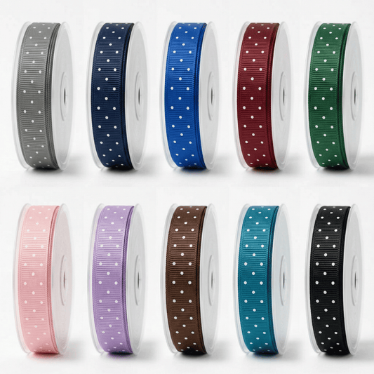 Polka Dot Grosgrain Ribbon