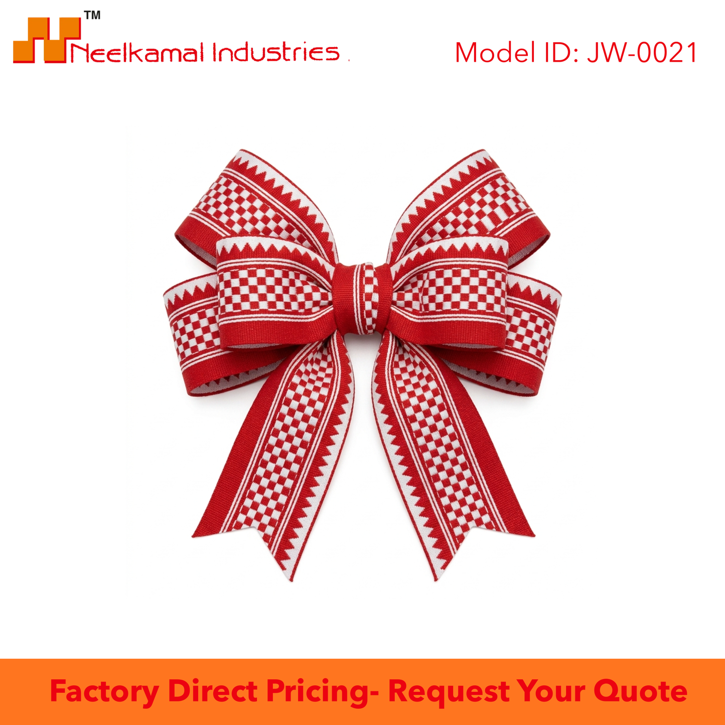 Jacquard Pattern Woven Ribbon