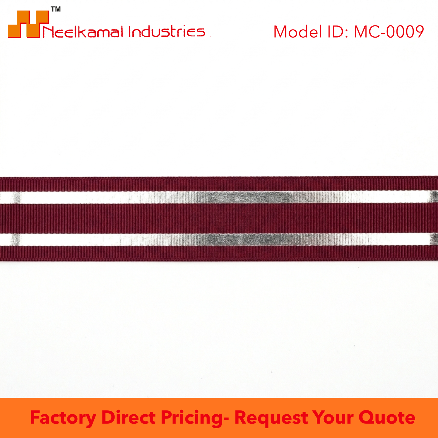 Metallic Decorative Ribbon MC-0009