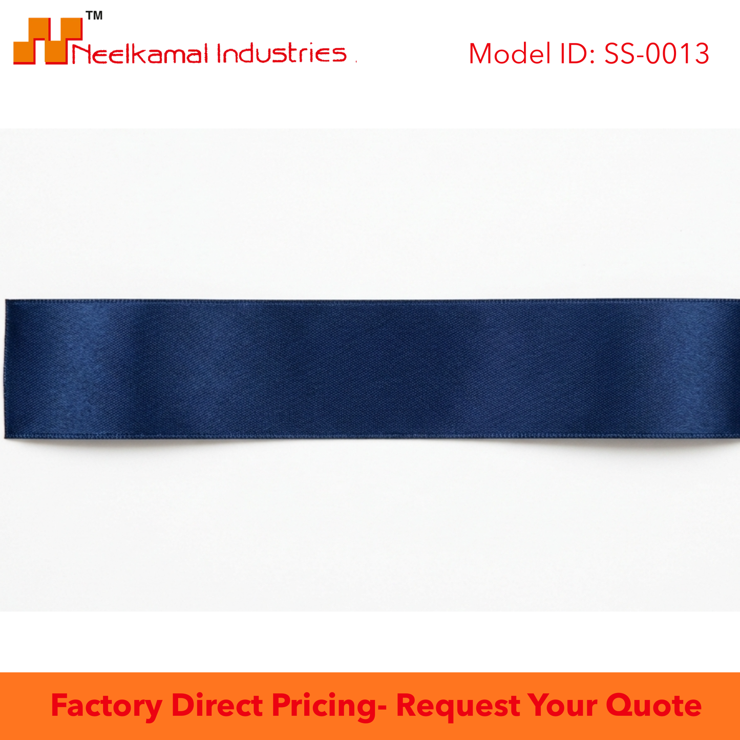12mm Single Sided Satin Ribbon – SS0013