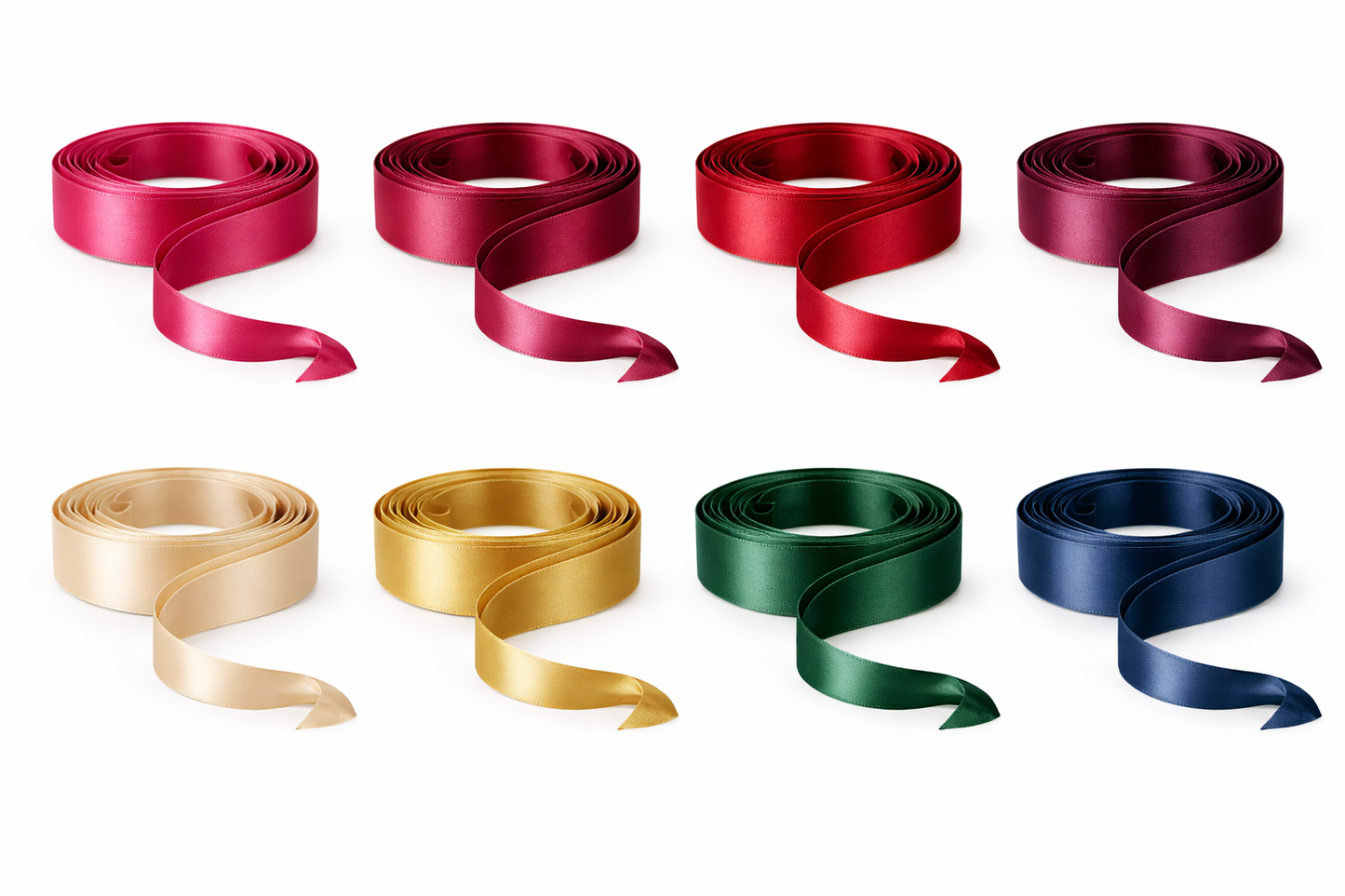 Single Side Satin Ribbons Maroon