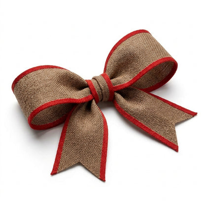 Jute Ribbon with Colored Edge