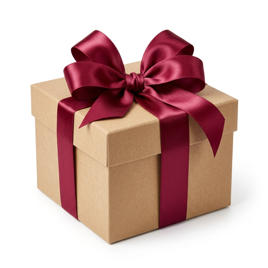 Single Side Satin Ribbons Maroon
