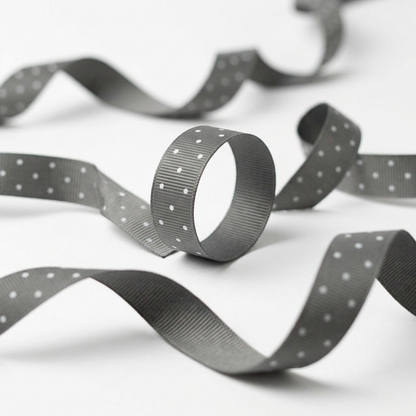 Polka Dot Grosgrain Ribbon