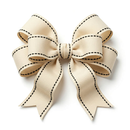 Grosgrain Ribbon with Elegant Stitch Detail