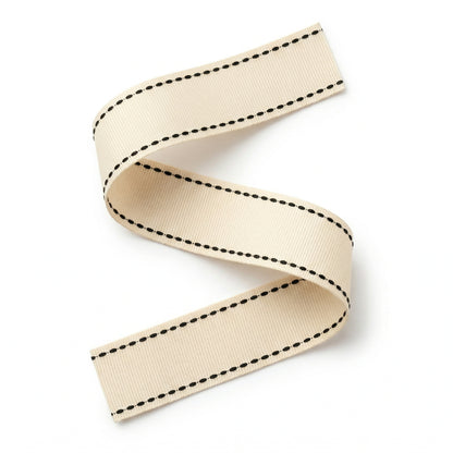 Grosgrain Ribbon with Elegant Stitch Detail